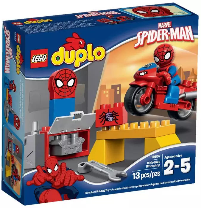 LEGO DUPLO 10607 Spider-Man - Motorrad-Werkstatt