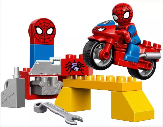 LEGO DUPLO 10607 Spider-Man - Motorrad-Werkstatt