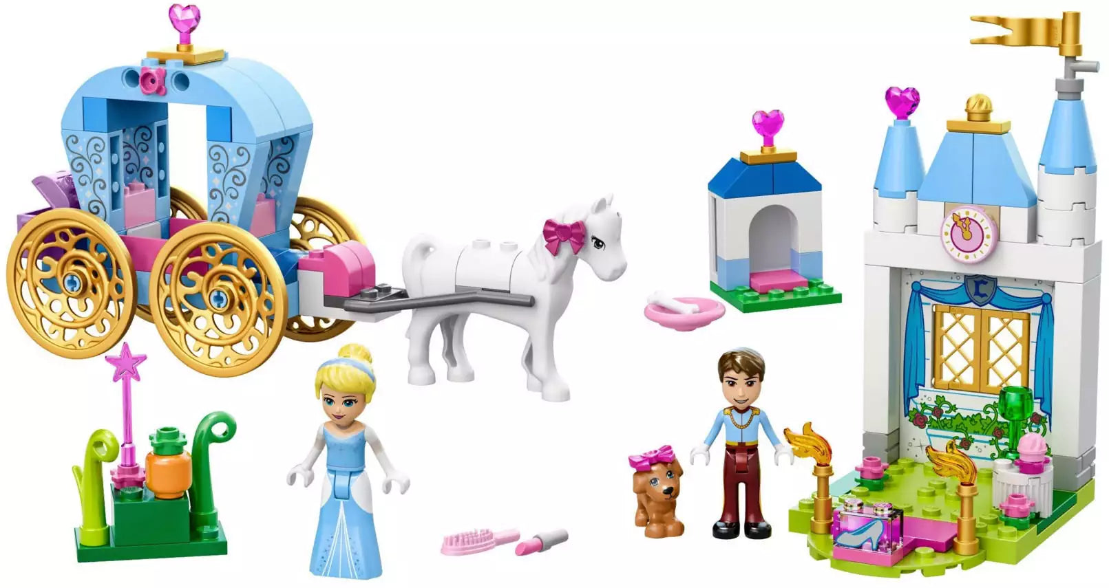LEGO Juniors 10729 Cinderellas Märchenkutsche, Inhalt