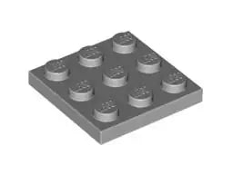 LEGO Platten 11212 Platte 3x3, hellgrau