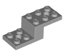 LEGO Sonderplatten 11215 Halter 5x2x1 1/3 mit 2 Löchern, hellgrau