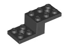 LEGO Sonderplatten 11215 Halter 5x2x1 1/3 mit 2 Löchern, schwarz