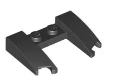 LEGO Fahrzeuge 11291 Kotflügel 3x4x2/3 mit Ausschnitt, schwarz