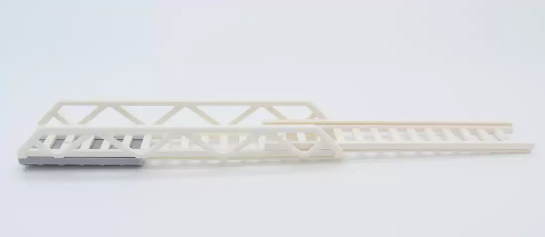 LEGO Treppen 11299ac01 Feuerwehrleiter komplett, weiß/hellgrau