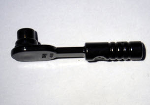 LEGO Minifiguren Zubehör 11402e Ratschenschlüssel, schwarz