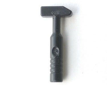 LEGO Minifiguren Zubehör 11402h Hammer, schwarz