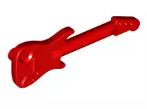 LEGO Minifiguren Zubehör 11640 Elektrogitarre, rot