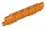 LEGO Technic 11954 Paneel gebogen mit 10 Pinlöchern (3x11), orange