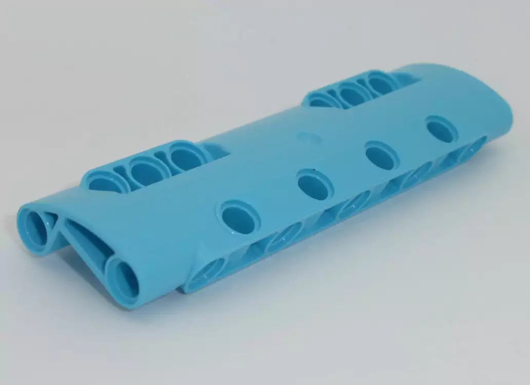 LEGO Technic 11954 Paneel gebogen mit 10 Pinlöchern (3x11), mittel-azurblau