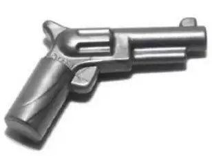 LEGO Waffen 13562 Revolver mit kurzem Lauf, perldunkelgrau