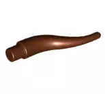 LEGO Tierzubehör 13564 Horn lang, gekrümmt, rotbraun