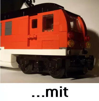 LEGO Eisenbahn 39866 Zugmotor Seitenverkleidung, schwarz