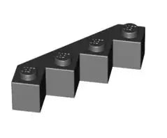 LEGO Sondersteine 14413 Eckstein 4x4x1, schwarz