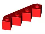 LEGO Sondersteine 14413 Eckstein 4x4x1, rot