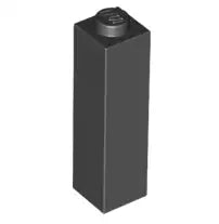 LEGO Steine 14716 Stein 1x1x3, schwarz