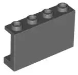 LEGO Wandelemente 14718 Paneel 1x4x2, dunkelgrau