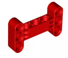 LEGO Technic 14720 Liftarm 3x5 H-Form, rot