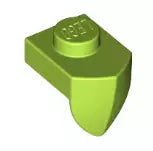 LEGO Sonderplatten 15070 Platte 1x1 mit vertikalem Zahn, lindgrün