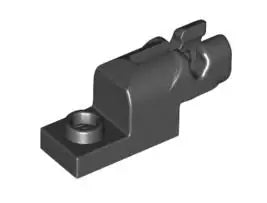 LEGO Waffen 15403c01 Mini-Blaster auf Platte 1x2 (komplett), schwarz