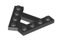 LEGO Sonderplatten 15706 Keilplatte A-Form, schwarz