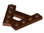 LEGO Sonderplatten 15706 Keilplatte A-Form, rotbraun