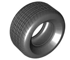 LEGO Räder und Reifen 18450 Reifen 81,6 x 44 mm R, schwarz