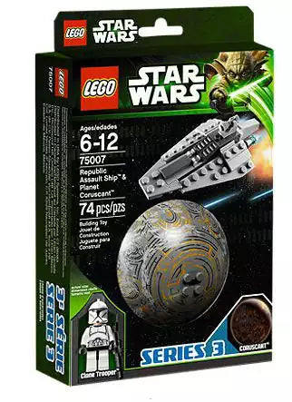 LEGO Star Wars 75007 Republic Assault Ship & Coruscant