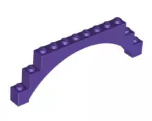 LEGO Steine 18838 Bogenstein 1x12x3, dunkelpurpur