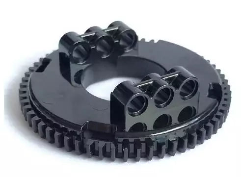 LEGO Technic 18939c01 Drehkranz groß Typ 3 (komplett), hellgrau und schwarz