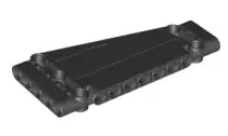 LEGO Technic 18945 Paneel Platte verjüngt (1x5x11), schwarz