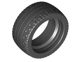 LEGO Räder und Reifen 18977 Reifen 24 x 12mm, schwarz