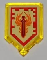 LEGO Nexo Knights 22385pb011 Kraftschild "Phönixflamme"