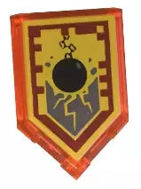 LEGO Nexo Knights 22385pb018 Kraftschild "Bodenschmetterer"
