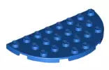 LEGO Sonderplatten 22888 Platte Halbkreis 4x8, blau