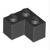 LEGO Steine 2357 Eckstein 2x2, schwarz
