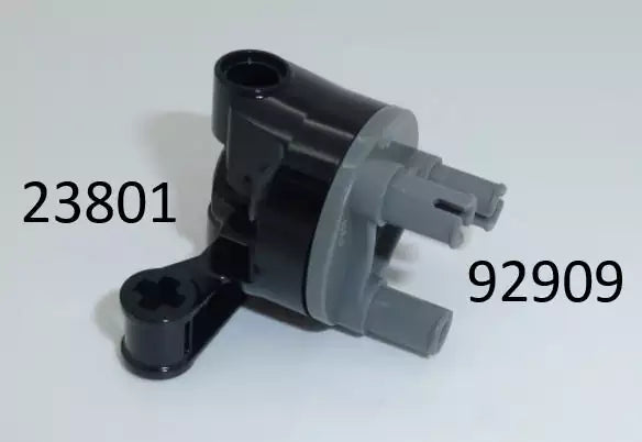 LEGO Technic 23801 Lenkportal mit 2 Pin- u. 2 Achslöchern, schwarz