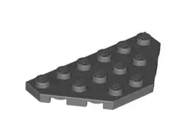 LEGO Sonderplatten 2419 Platte 3x6 mit 2 abgeschrägten Ecken, dunkelgrau