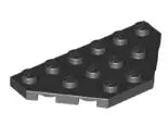 LEGO Sonderplatten 2419 Platte 3x6 mit 2 abgeschrägten Ecken, schwarz