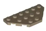 LEGO Sonderplatten 2419 Platte 3x6 mit 2 abgeschrägten Ecken, dunkelbeige