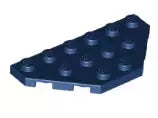 LEGO Sonderplatten 2419 Platte 3x6 mit 2 abgeschrägten Ecken, dunkelblau