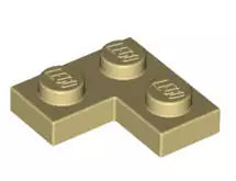 LEGO Platten 2420 Eckplatte 2x2, beige