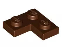 LEGO Platten 2420 Eckplatte 2x2, rotbraun