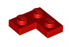 LEGO Platten 2420 Eckplatte 2x2, rot