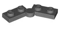 LEGO Gelenke 2429c01 Gelenkplatte 1x4, dunkelgrau