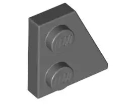 LEGO Sonderplatten 24307 Keilplatte 2x2 Rechts, dunkelgrau