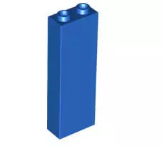 LEGO Steine 2454 Stein 2x1x5, blau