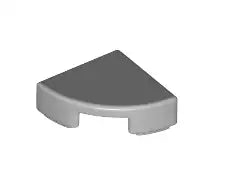 LEGO Fliesen 25269 Fliese 1x1 Viertelkreis, hellgrau