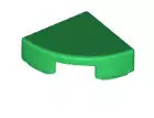 LEGO Fliesen 25269 Fliese 1x1 Viertelkreis, grün