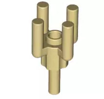LEGO Pflanzen 2566 Palmenstamm Oberteil, beige