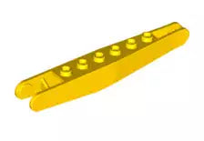 LEGO Träger 2638 Kranarm 10L, gelb